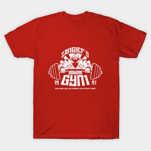 Zangief's Gym Workout TShirt TeePublic